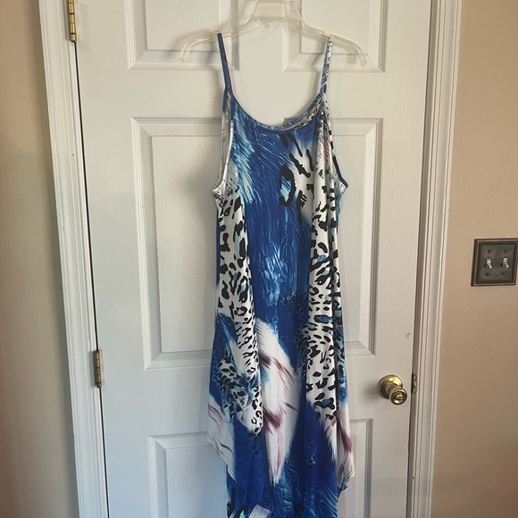 Women Plus Size Tropical Beach Summer Trendy Vacation Holiday Maxi Dress 18W - Picture 6 of 7